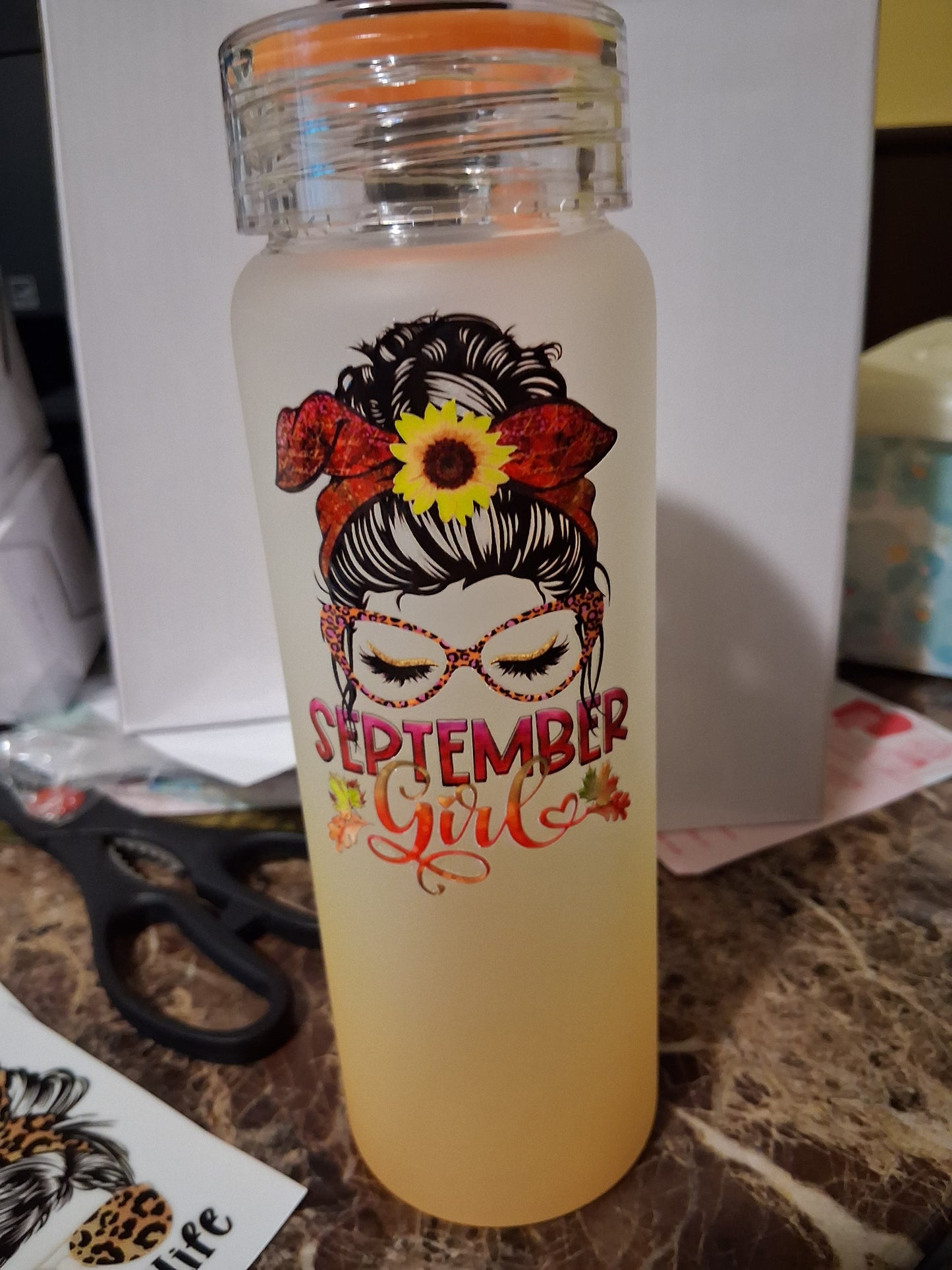 16 oz September girl tumbler