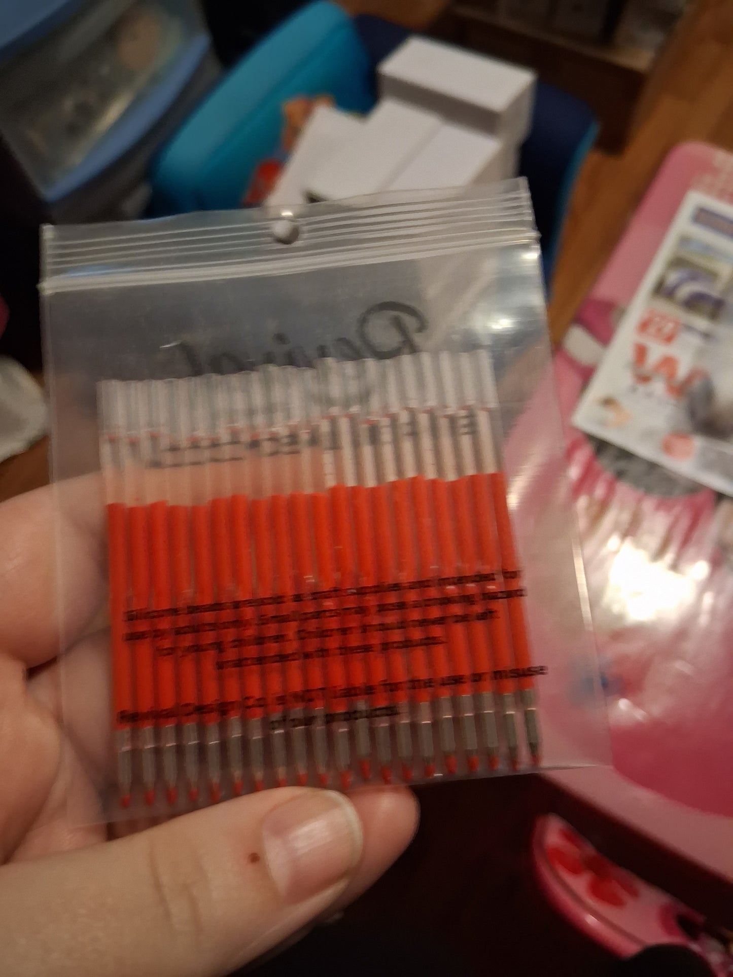 Red ink for pens