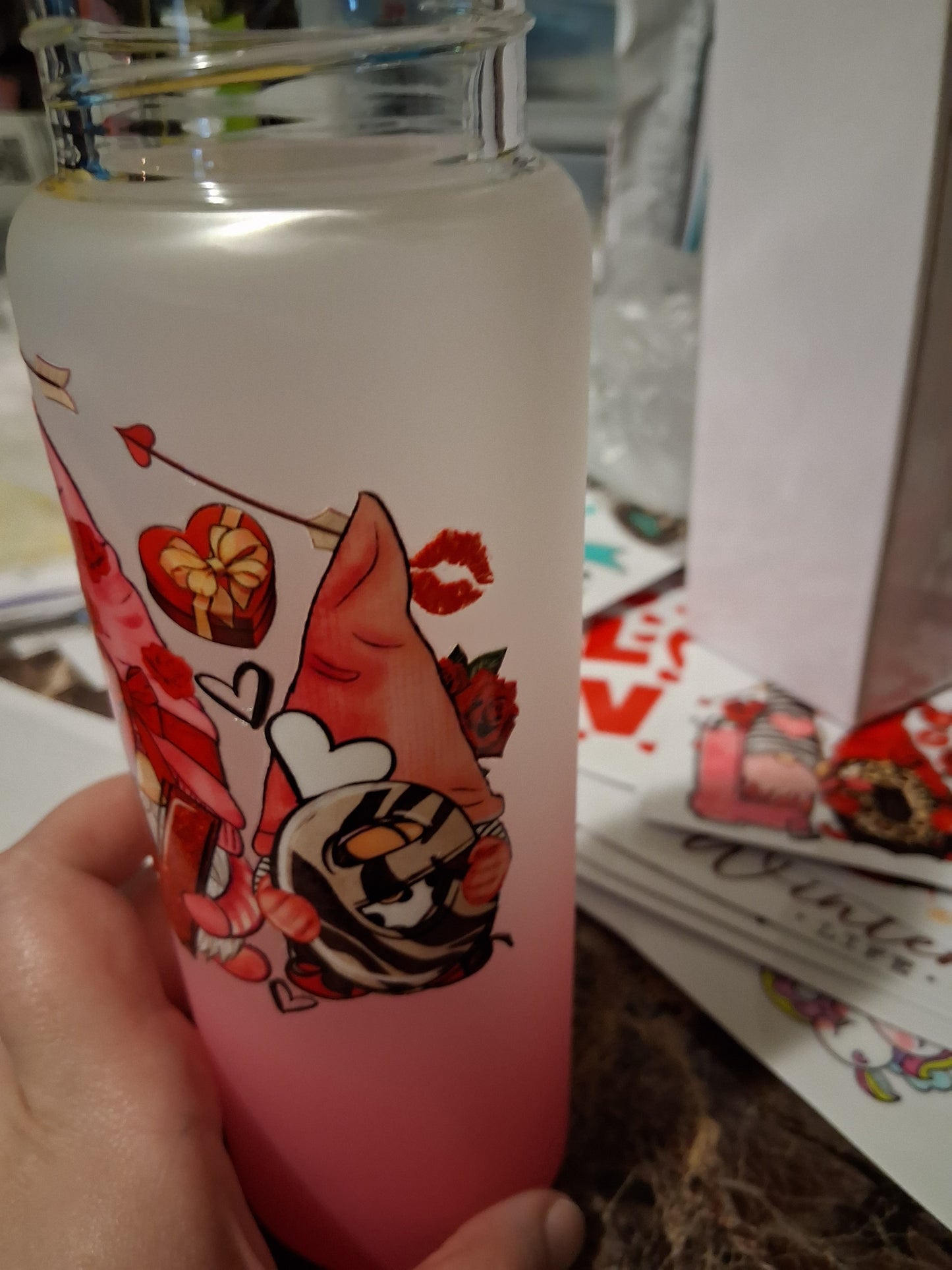 16 oz gnome love tumbler