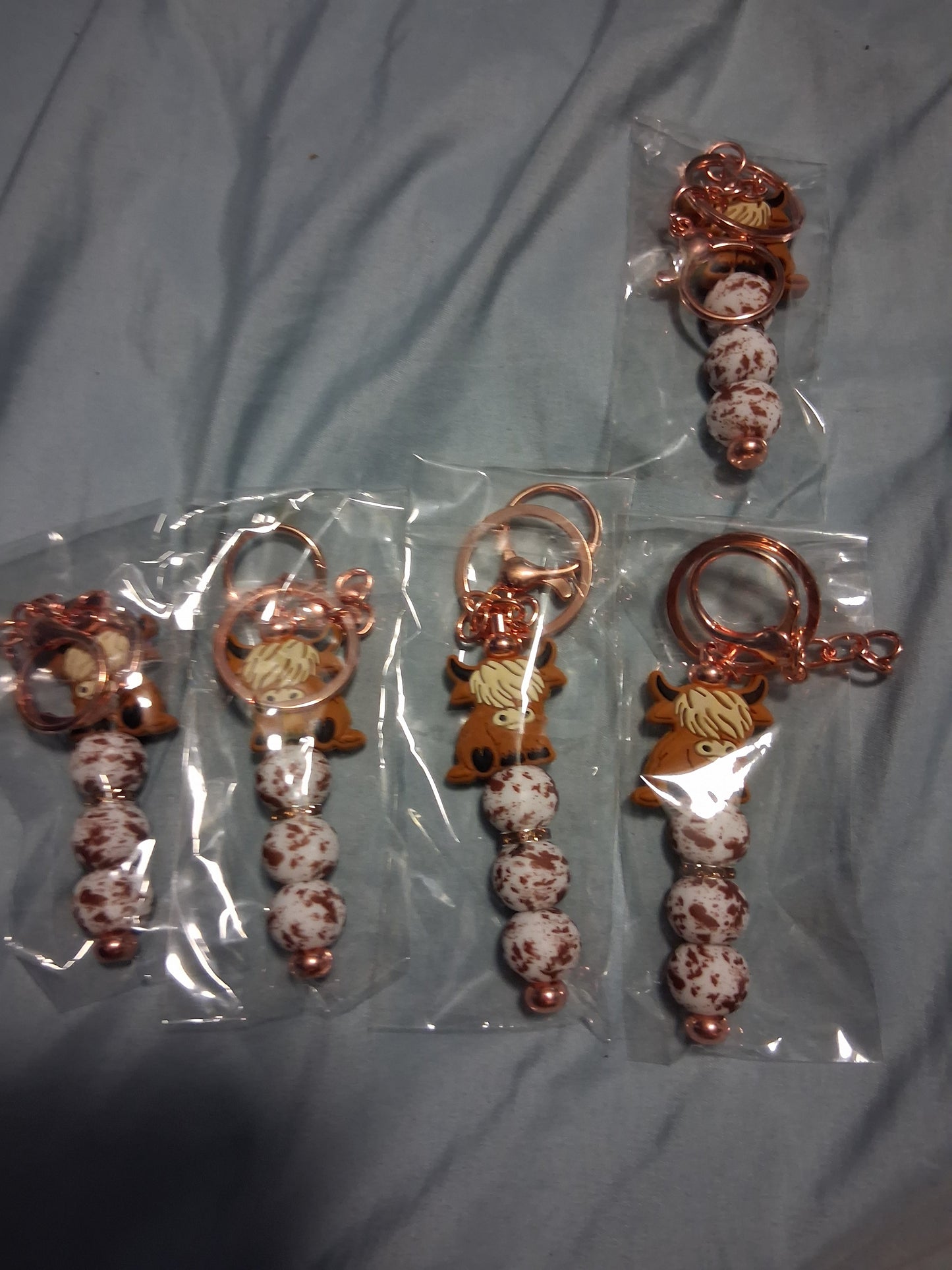 Brown cow Keychain