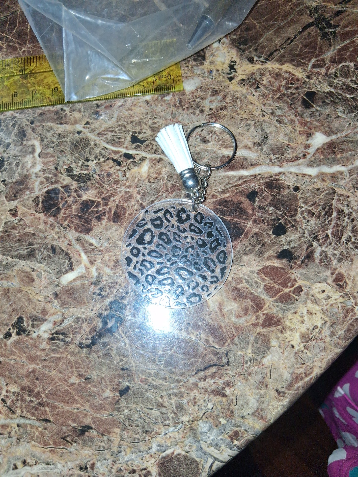 Cheetah print Keychain