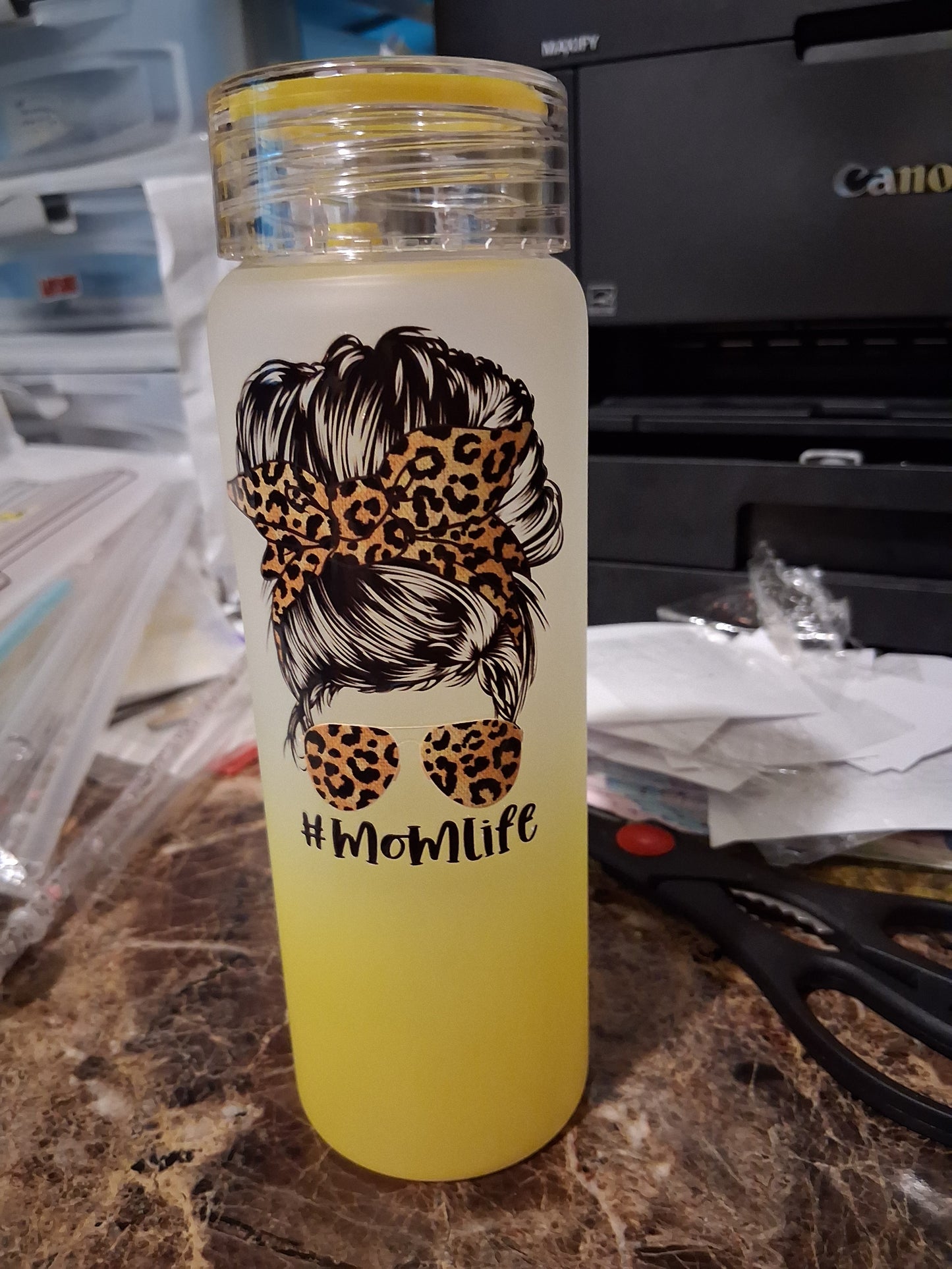 16 oz mom life tumbler