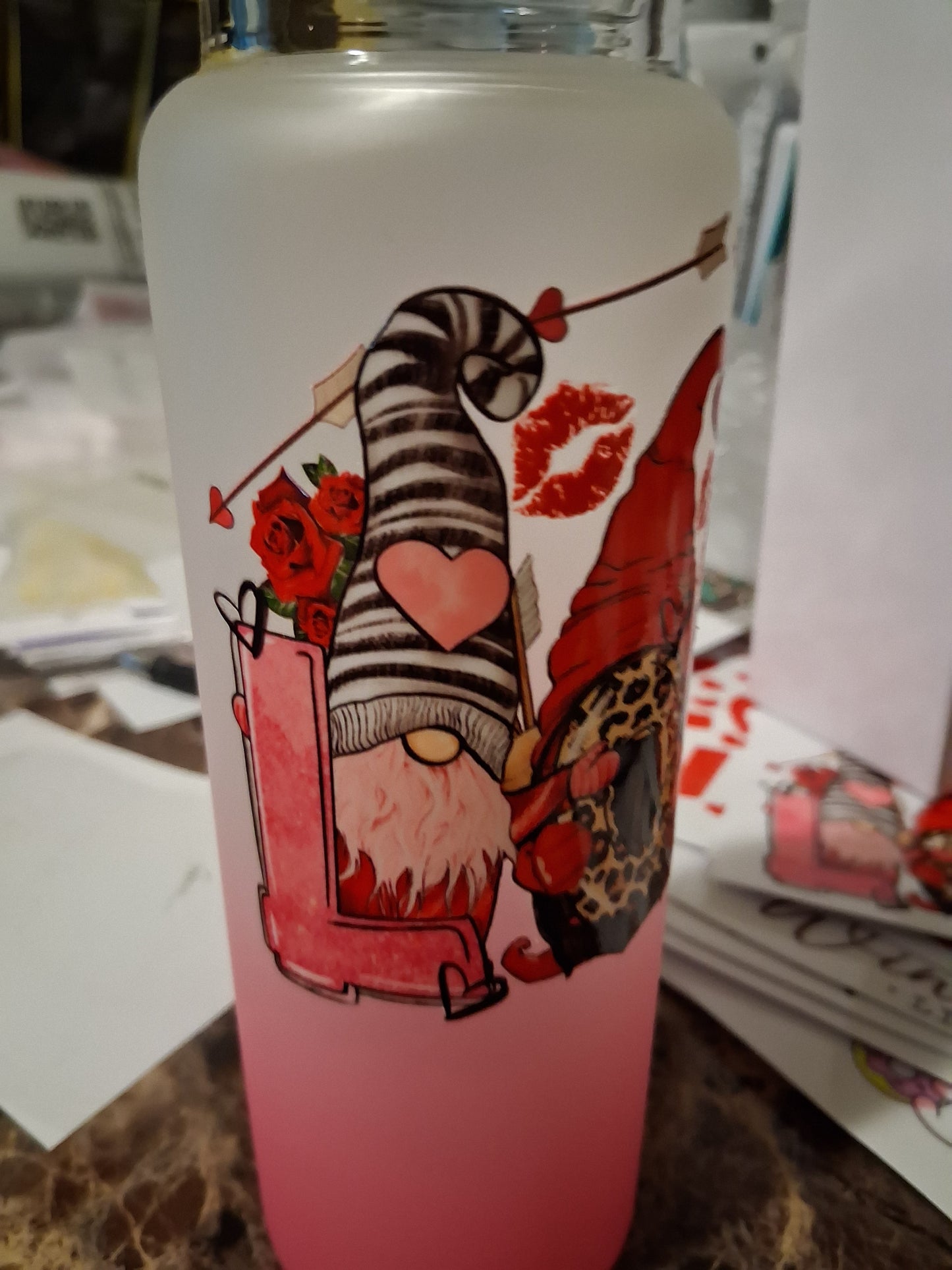 16 oz gnome love tumbler