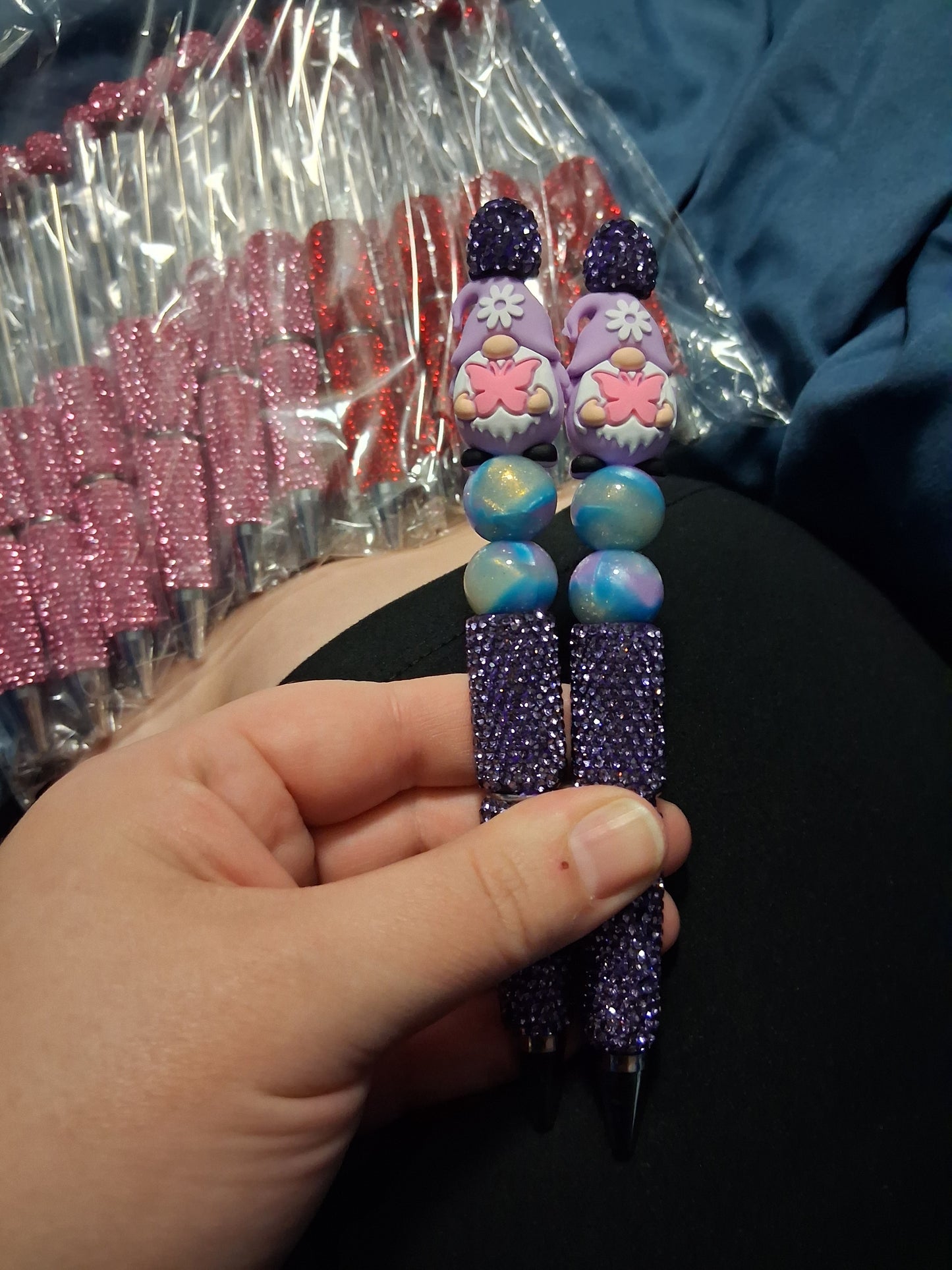 Gnome butterfly pen