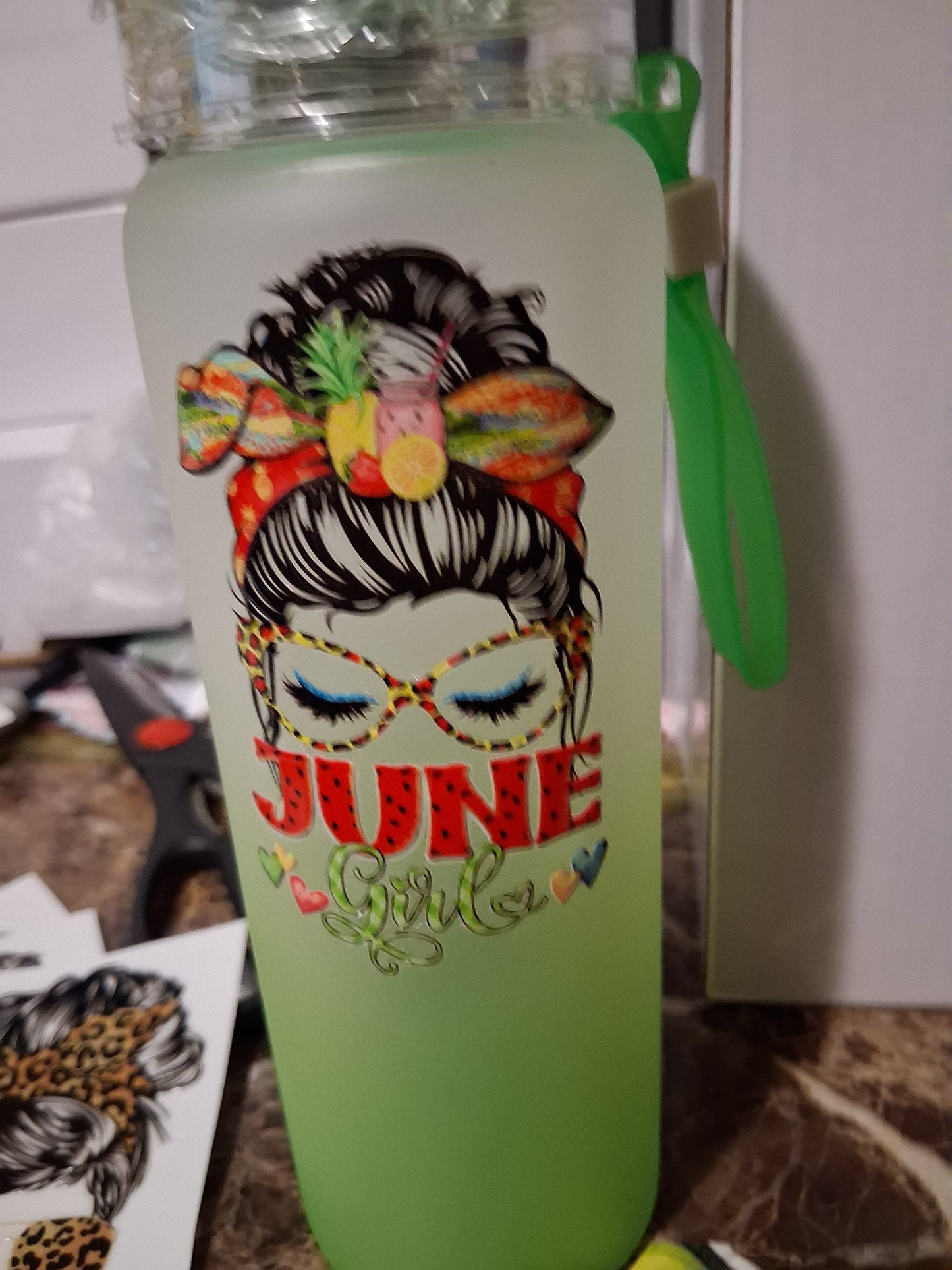16 oz June girl tumbler